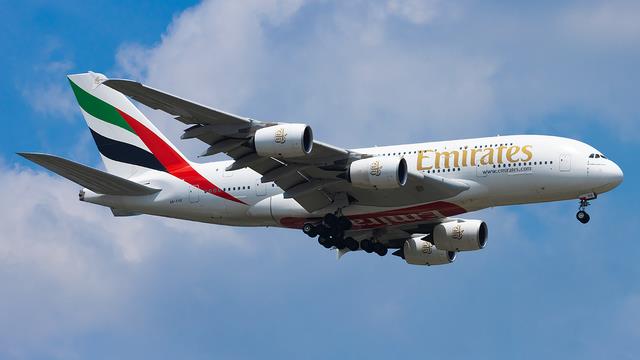 A6-EVD:Airbus A380-800:Emirates Airline